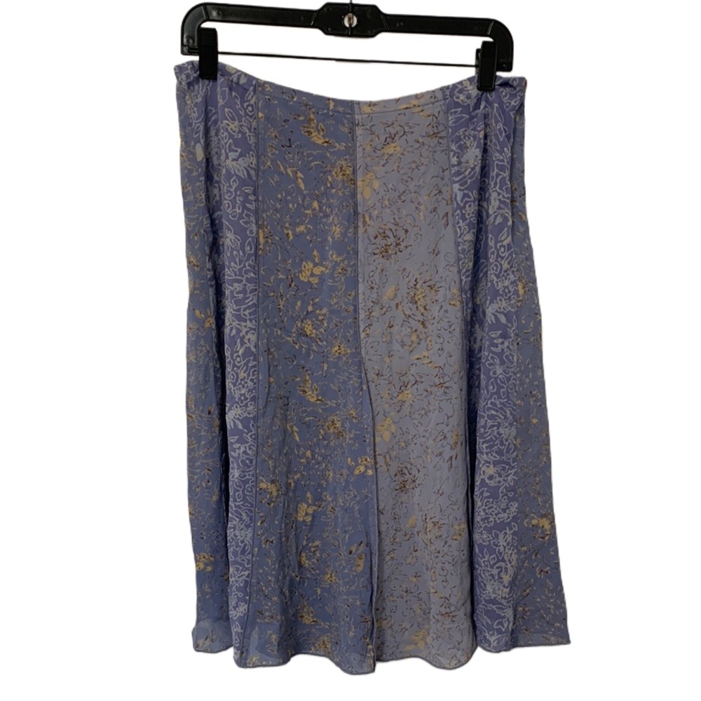 Floral Blue and Gold Women's Skirt